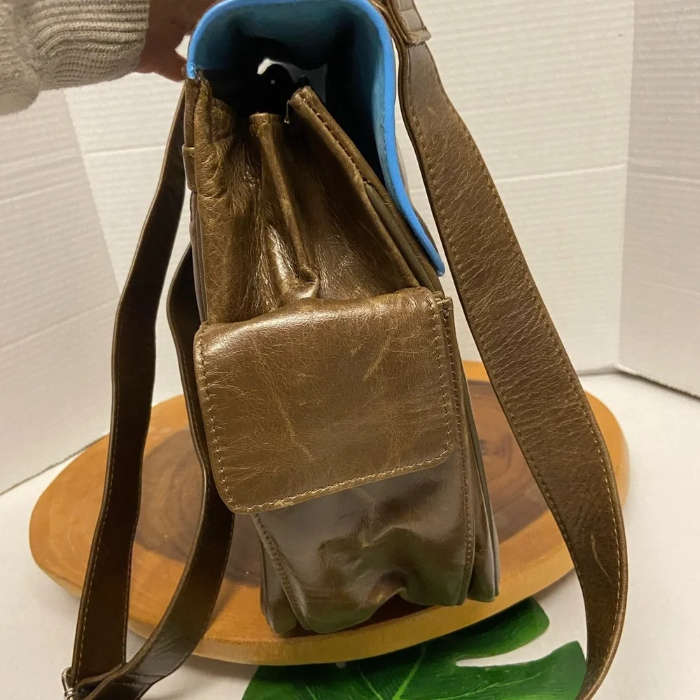 Piquadro Leather Lap Top Bag
